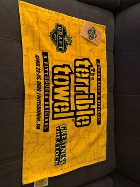 The Terrible Towel Draft Exclusive - Pittsburgh NFL Rally Towel in Yellow
